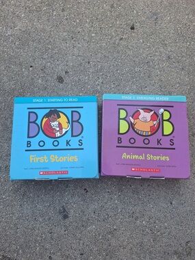 Scholastic Bob Books First Stories & Animal Stories - Blue and Purple